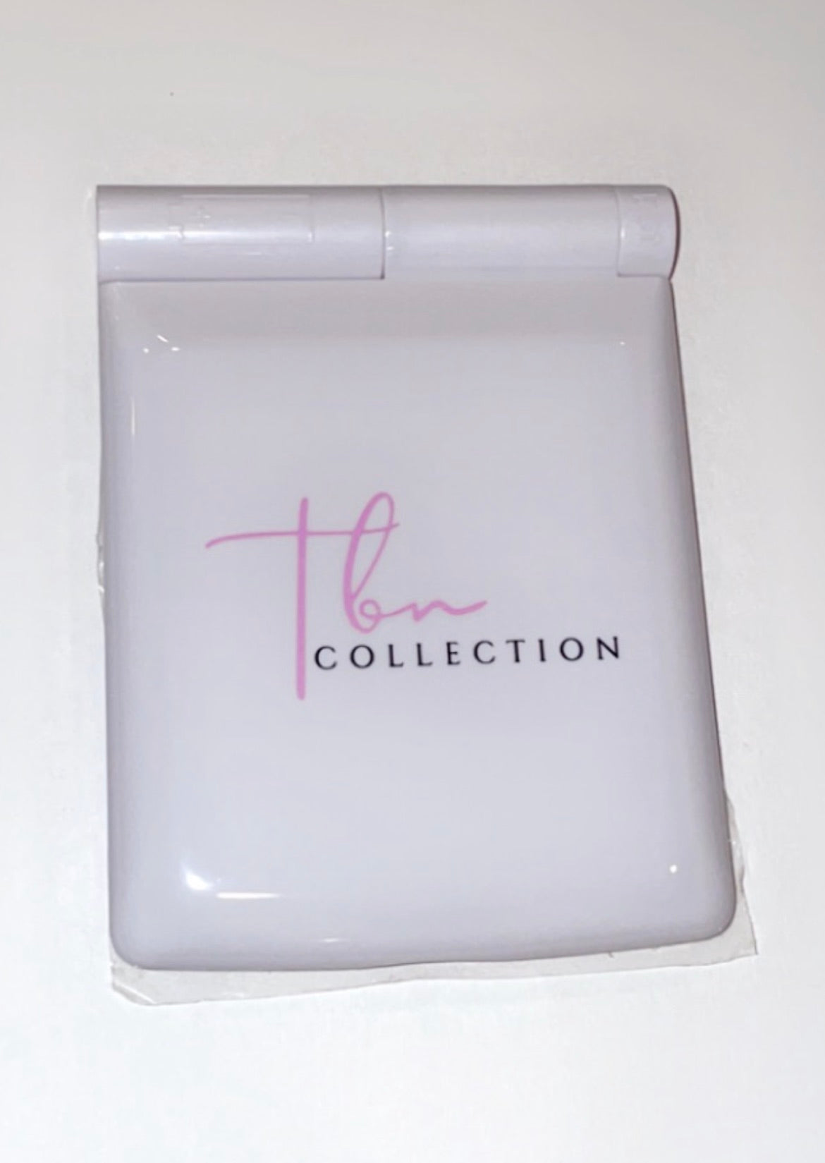 WHITE LED VANITY COMPACT MIRROR